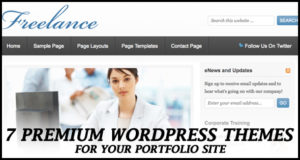 7 Premium WordPress Themes for your Portfolio Site