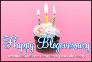 Happy 3rd Blogoversary