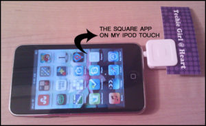 My ipod and Square Device
