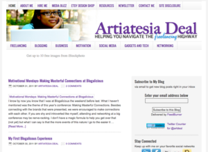 A screenshot of ArtiatesiaDeal.com from 2011