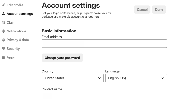 Step 3: make sure your account settings is correct