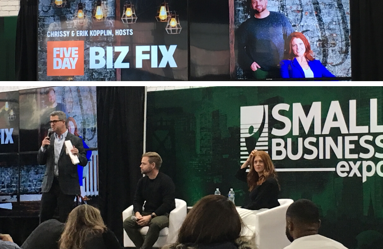 Five Day Biz Fix, a new show on CNBC was screened at the Brooklyn Small Business Expo