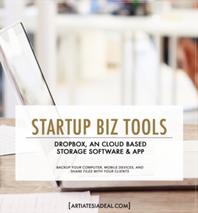 Startup Business Tools - Dropbox: Backup your computer & share files with your clients| on ArtiatesiaDeal.com
