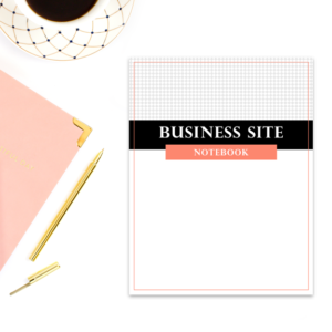 Business Site Notebook Digital Printable | on sale @ ArtiatesiaDeal.com