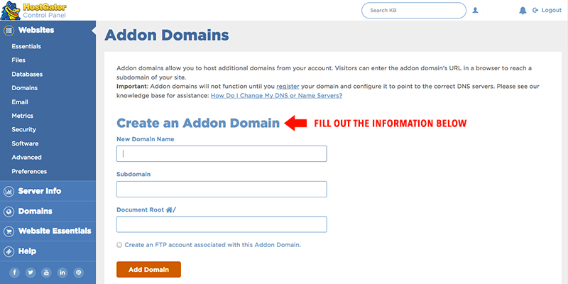 Step two input your domain information | Shetalksbiz.com