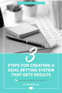3 Steps For Creating a Goal Setting System That Gets Results | http://www.shetalksbiz.com