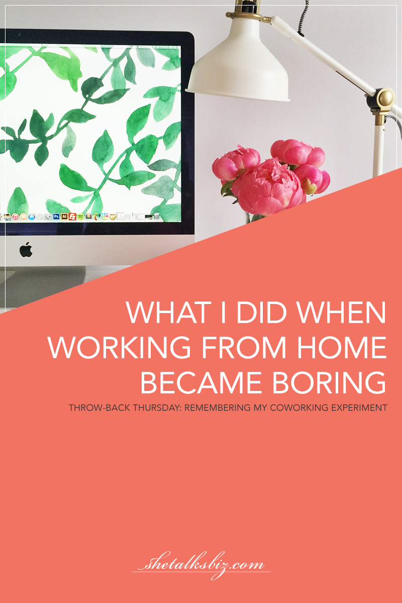 What I Did When Working From Home Became Boring | Shetalksbiz.com