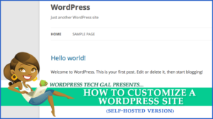 How to Customize a WordPress Site (Self-hosted Version)