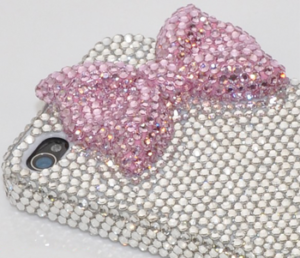 sample of a bling iPhone case