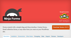 WordPress Plugin of the Week: Ninja Forms